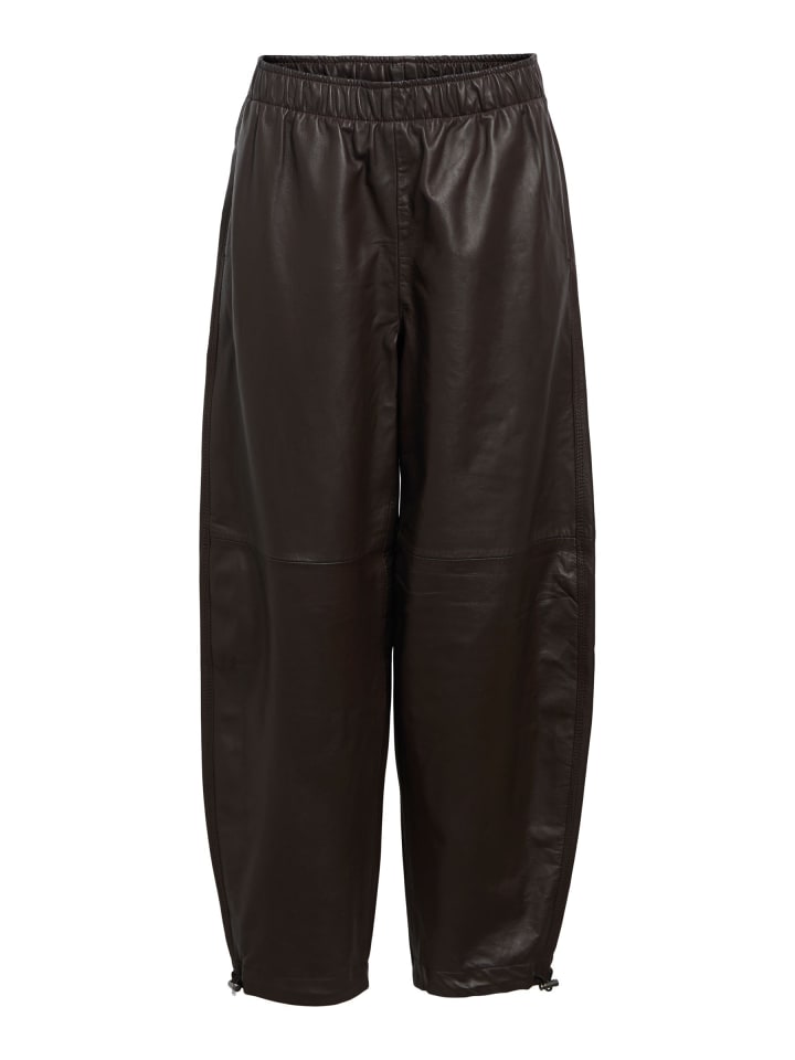 Lederhose in Seal Brown1