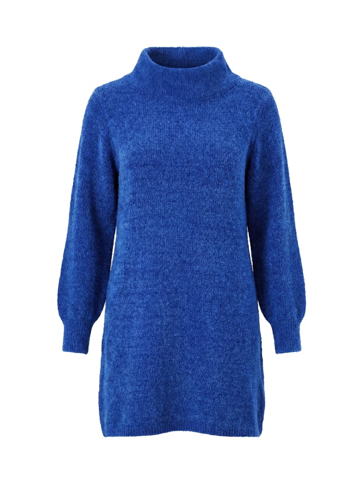Midikleid in pfauenblau