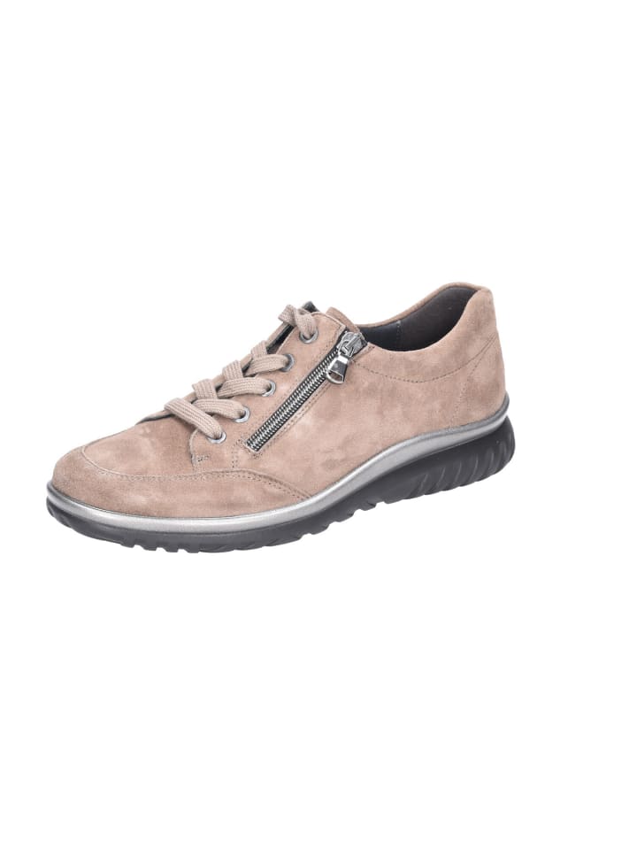Schnürschuh in taupe