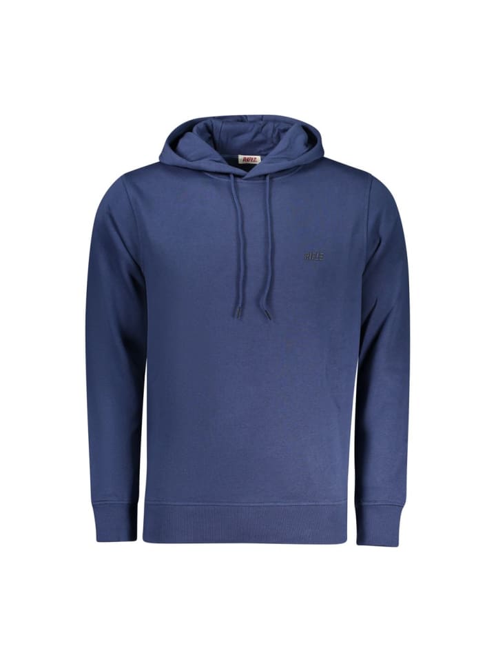 Blau Baumwolle Herren Sweatshirt