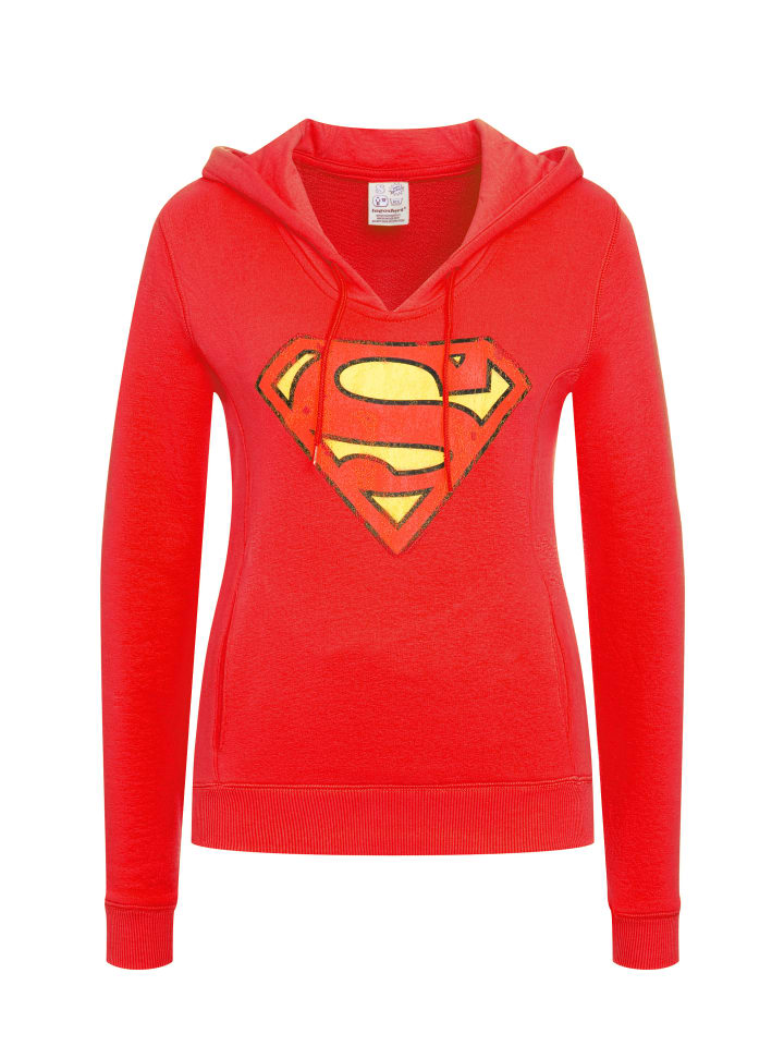 Kapuzensweatshirt DC Comics - Superman in rot