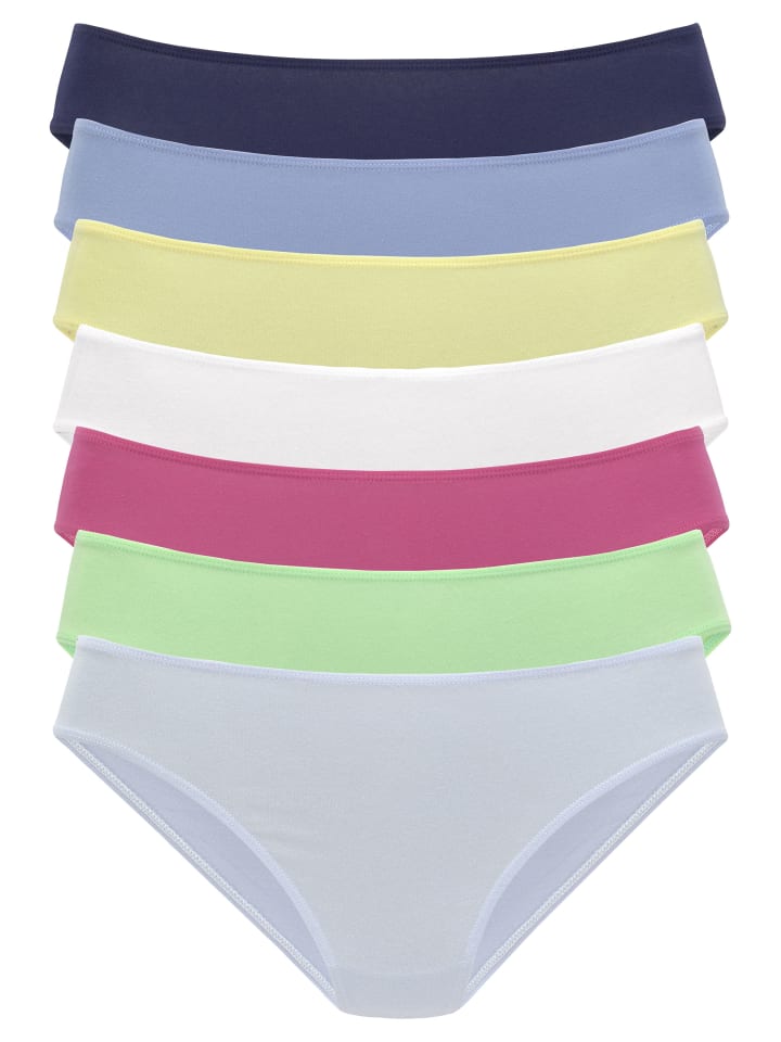 Jazz-Pants Slips in hellgrün, pink, weiß, gelb, blau