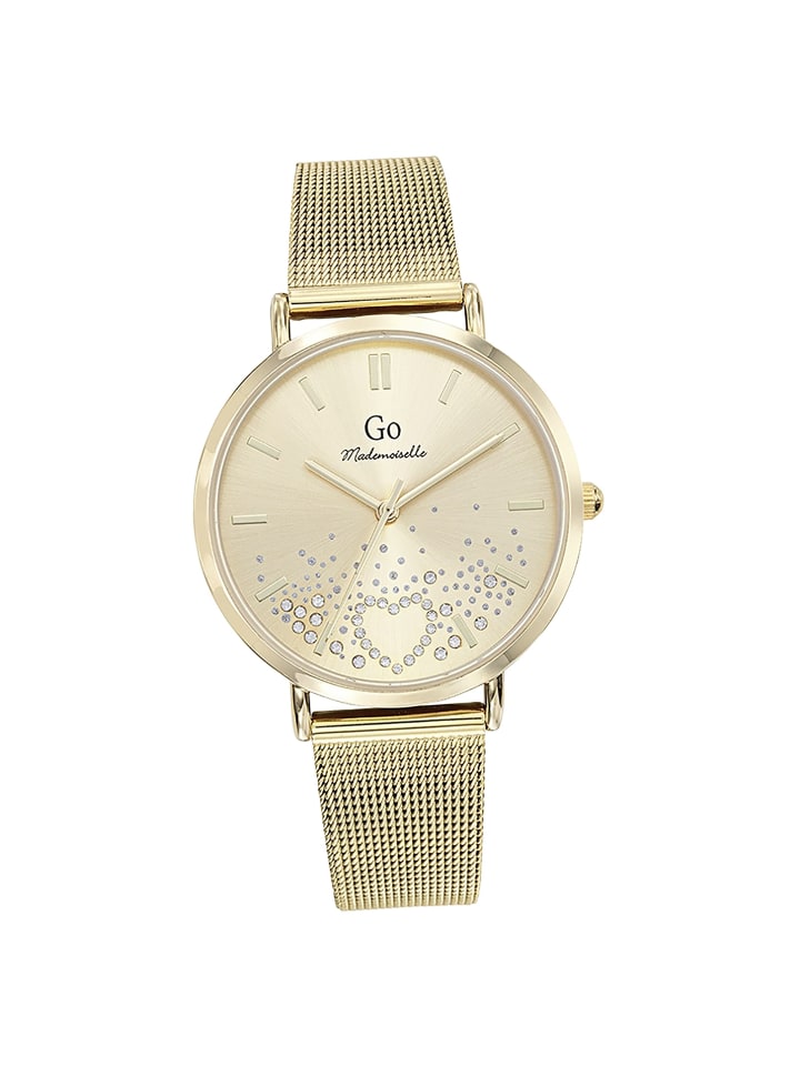 Armbanduhr-Analog gold mittel (ca. 36mm) Girl Only Mademoiselle