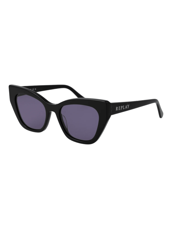 Frauen Sonnenbrille Katzenauge Schwarz