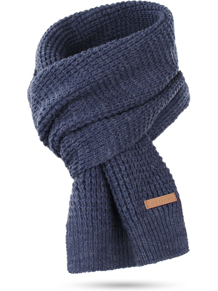 Winterschal Nampa in Jeans meliert