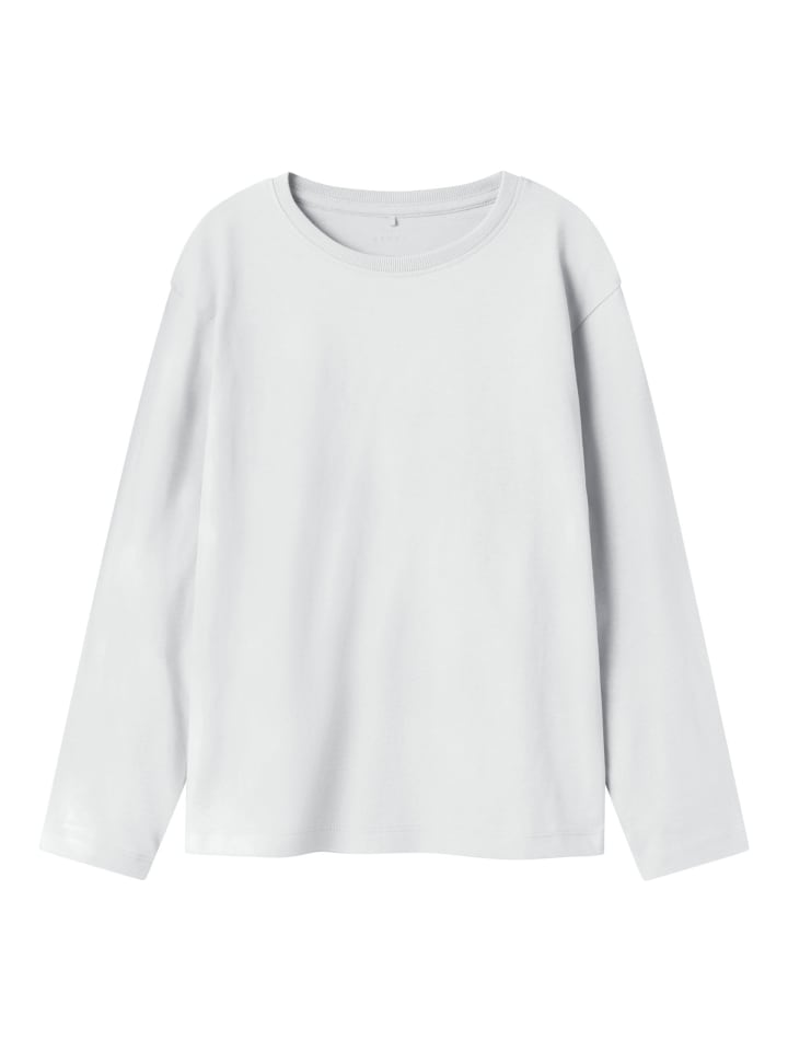 Langarmshirt NKMVOBBO LS NREG TOP in bright white