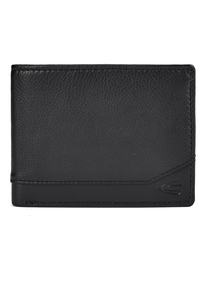 Stone Geldbörse Leder 12.5 cm black