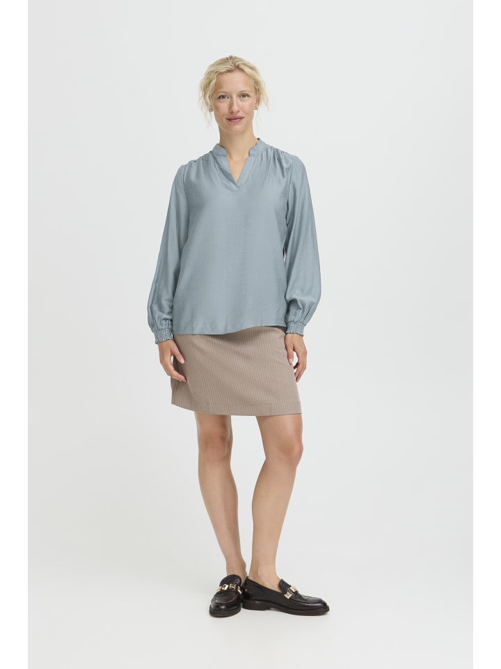 Langarm - Hemd BMMHANNE Relaxed fit in Blue Horizon