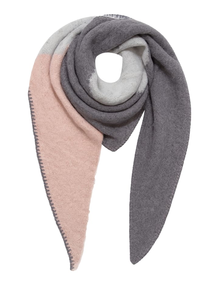 Schal Colorblock modern warm in Grau