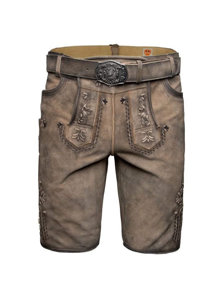 Lederhose Zugersee in grau