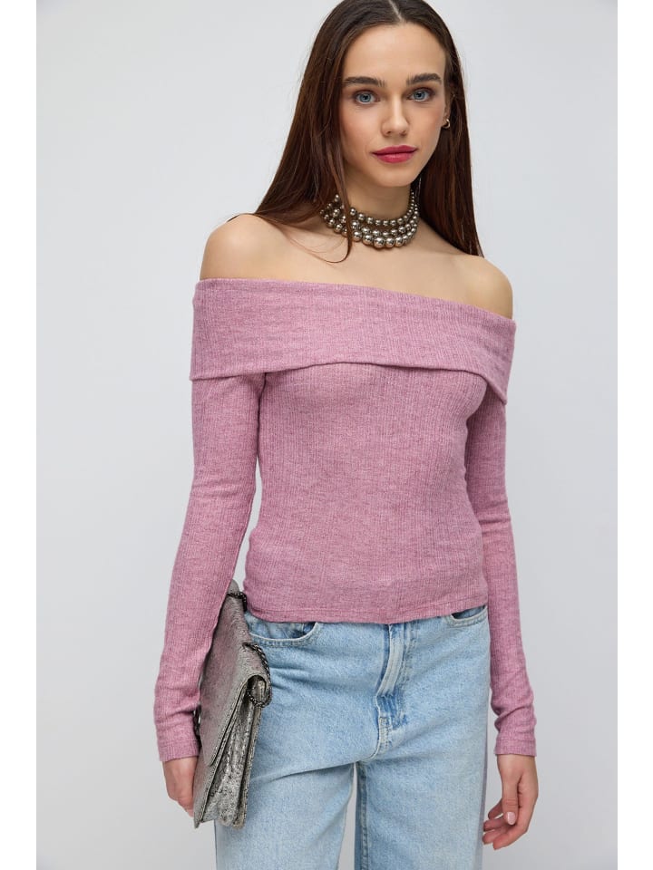 Blouse in Rosa