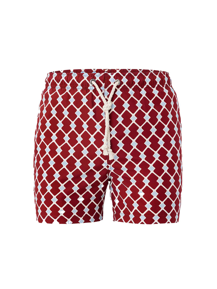 Badeshorts Portofino in Rot