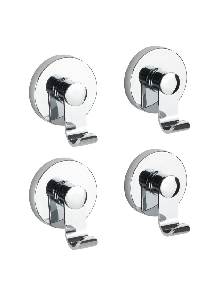 Vacuum-Loc® Haken-Set Irun, 2 x 2 Haken, Vacuum-Loc® Haken-Set Mod. Irun, 2 x 2 Haken in Chrom