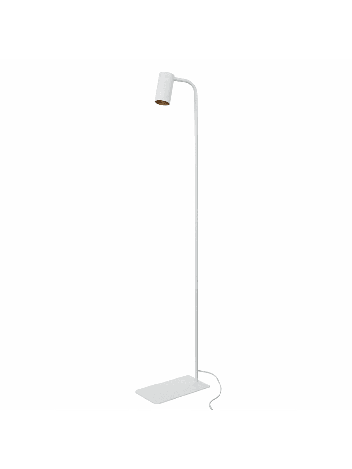 Stehlampe (B)15 x (L)27 x (H)124 cm in Weiß Gold