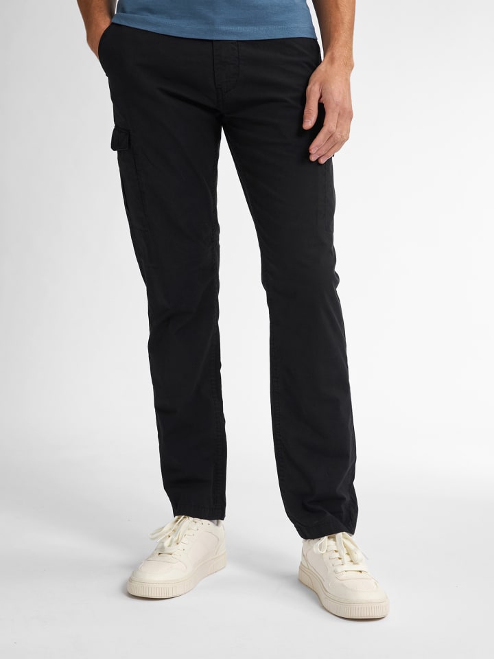 Chino-Hose Fishercrest in Schwarz
