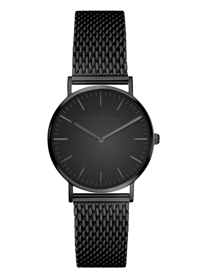 Armbanduhr The Slim Minimalist in schwarz