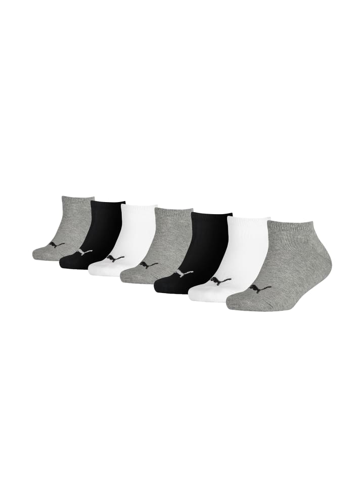 Socken KIDS INVISIBLE 7P ECOM in 002 - White/Grey/Black
