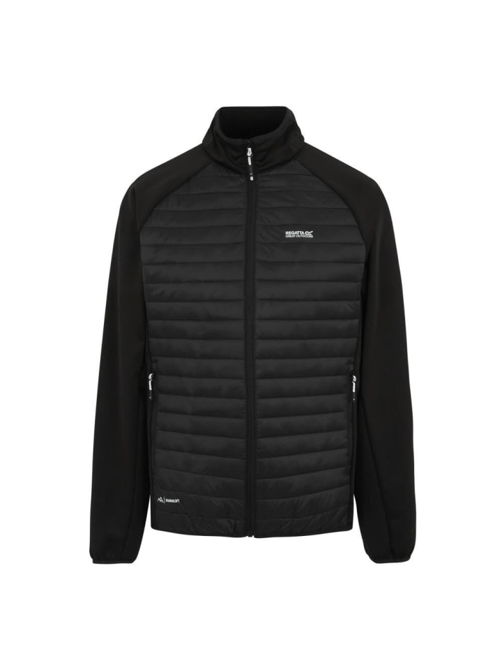 Fleecejacke in schwarz