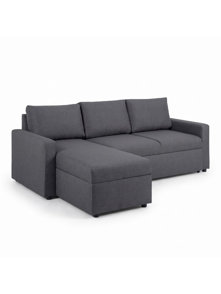 Schlafsofa Sander Dunkelgrau 218 x 155 cm