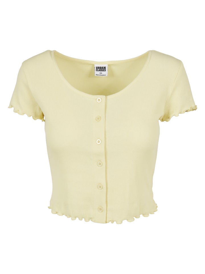 Cropped Tee in softyellow