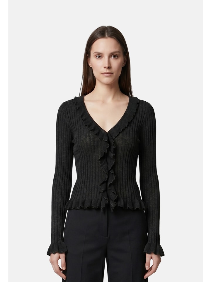 Strickjacke in NERO