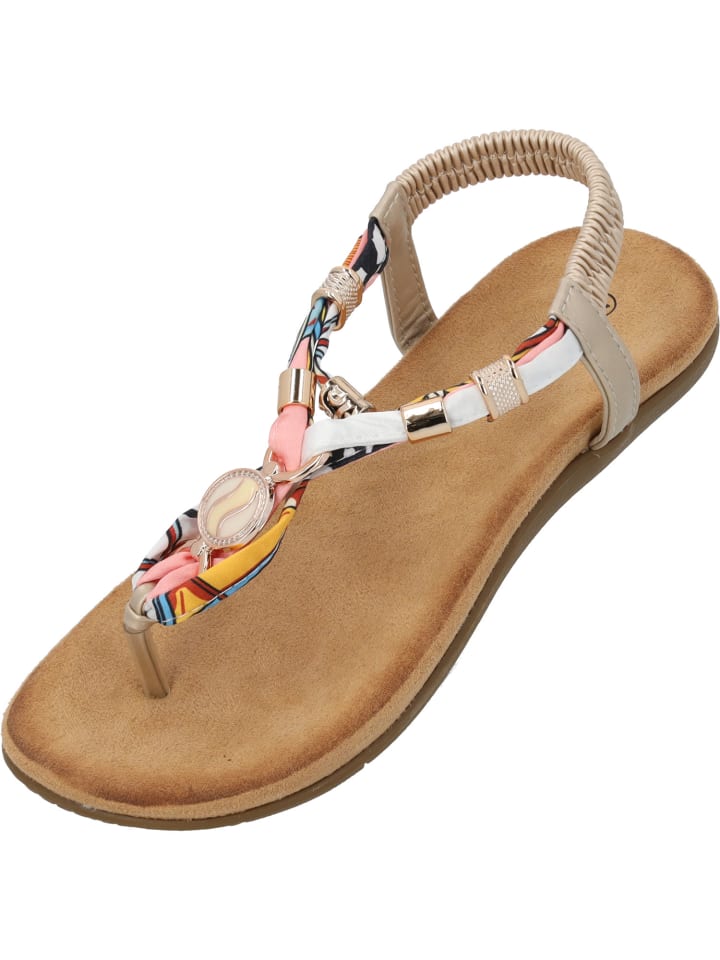 Riemchensandalen Chriana in Rosegold