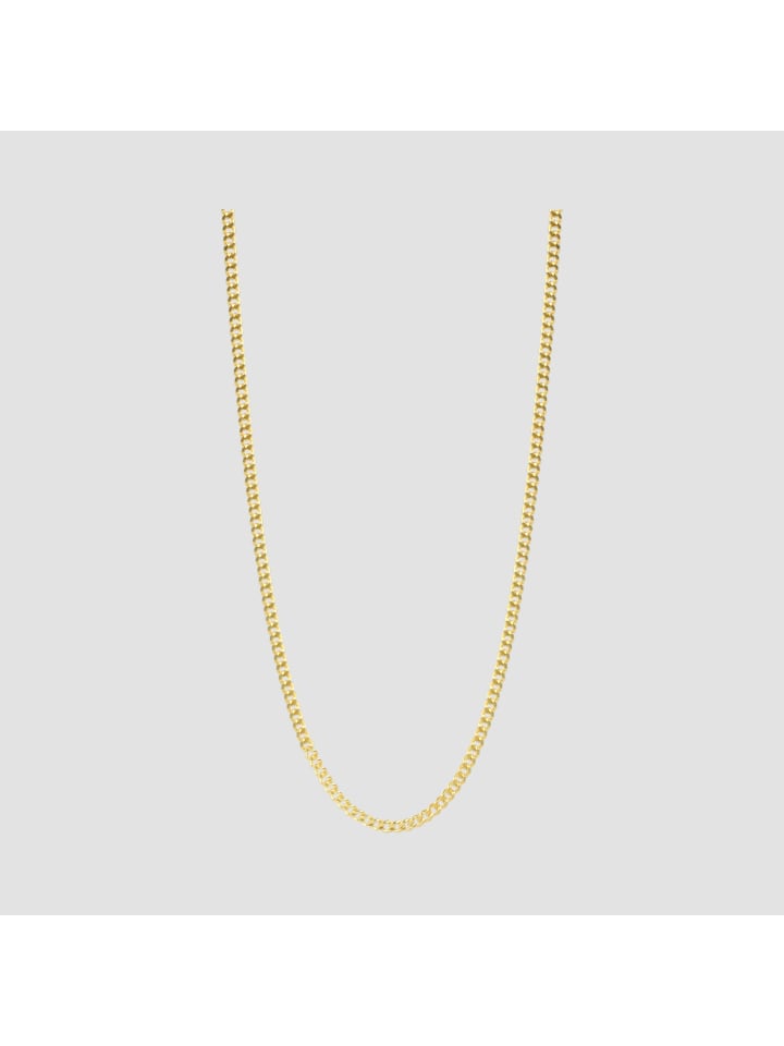 Damen Halskette – Panzerkette aus 333 Gold 42 cm in gold