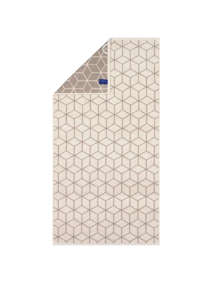 Duschtuch 1er Pack in Creme/Taupe