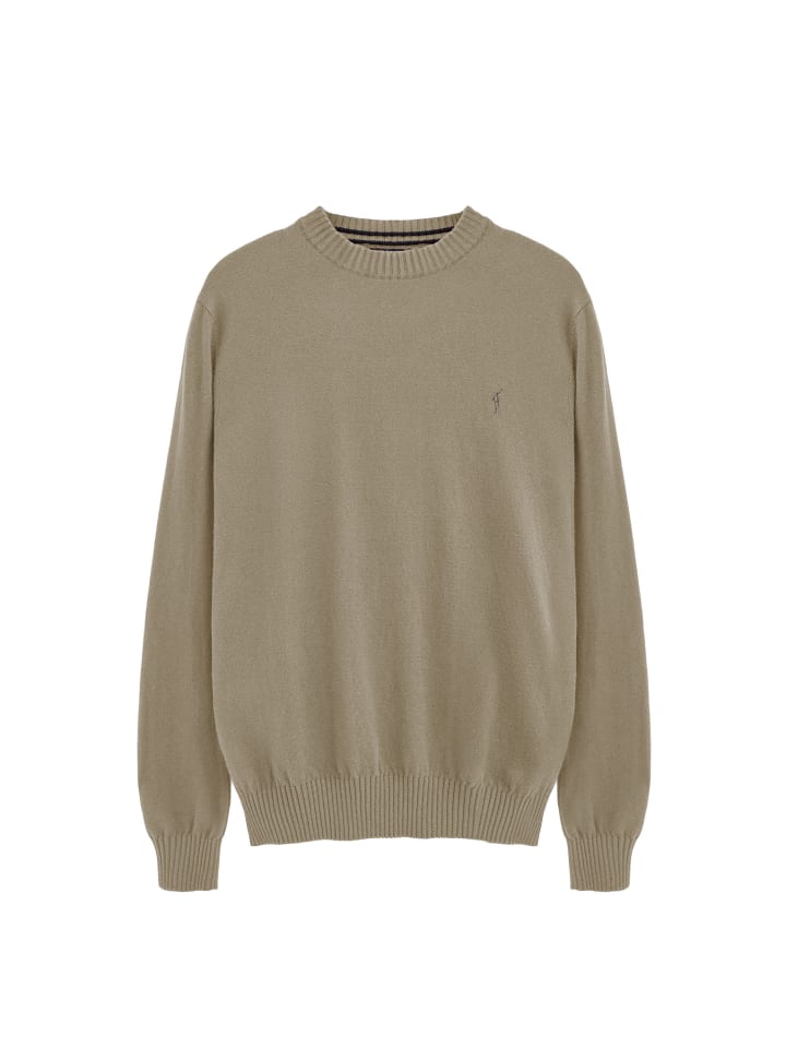 Pullover MAN RIGBY GO U WOOL KOI LONG SLEEVE REGULAR FIT in Sagegrün