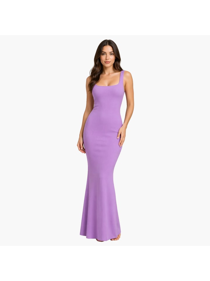 Maxi-Kleid in Violett