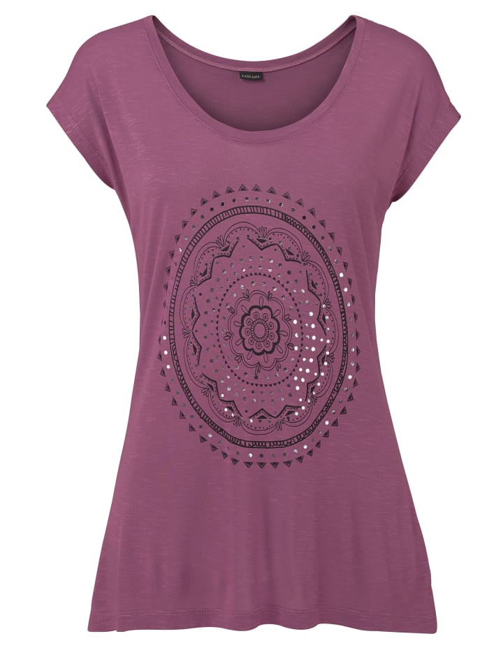 Strandshirt in brombeere