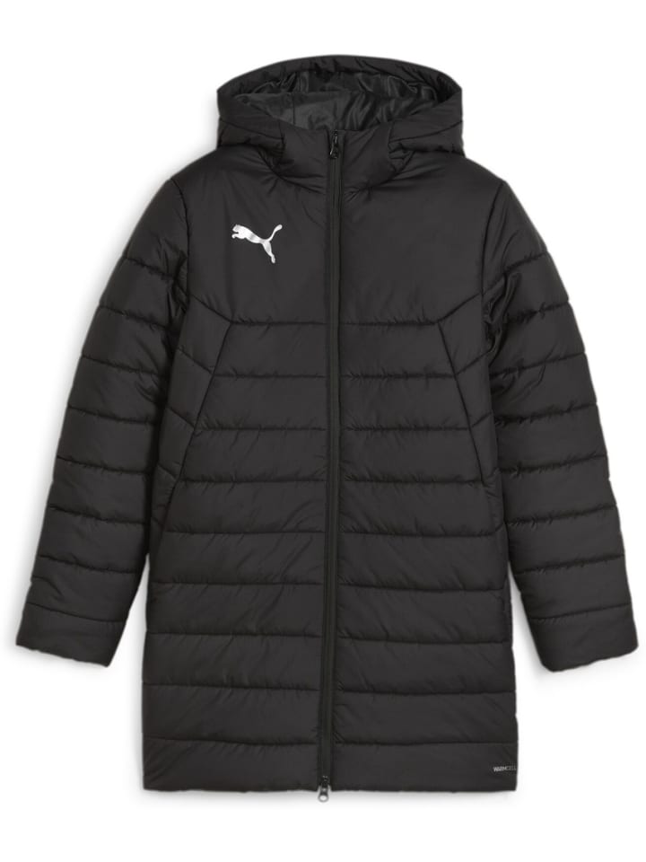 Winterjacke "TeamFinal Bench Jacket Jr" in Schwarz