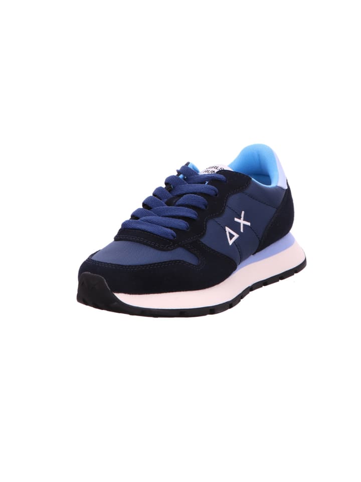 Schnürschuh in blau
