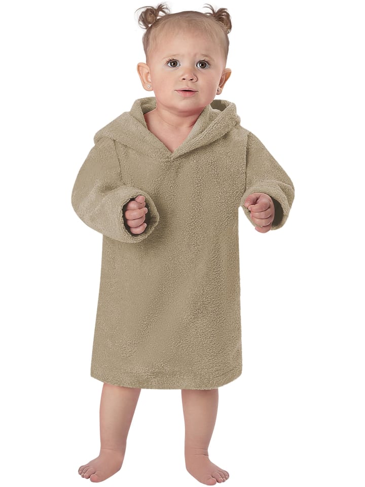 Kinder langarm Poncho (0-2 Jahre) Pichilemu in Beige