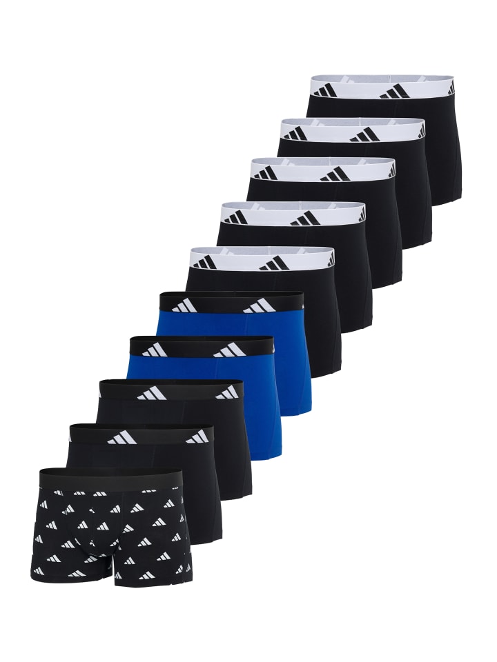Retro Short / Pant Active Flex Cotton in Schwarz / blau / schwarz