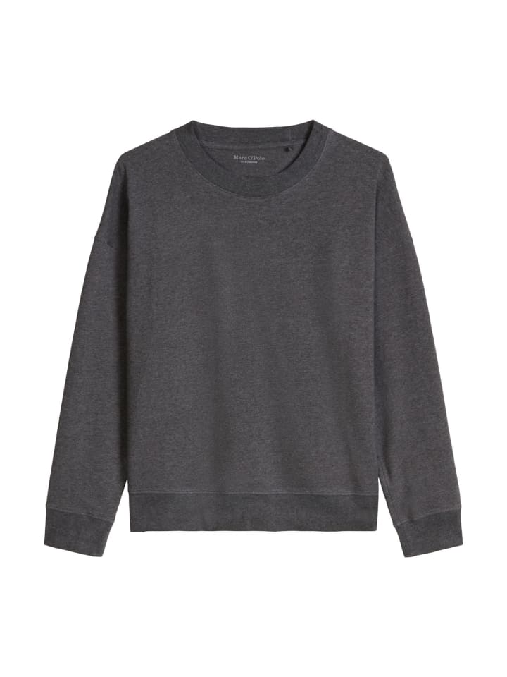 Longsleeve Loungewear-Styles in dark gray melange