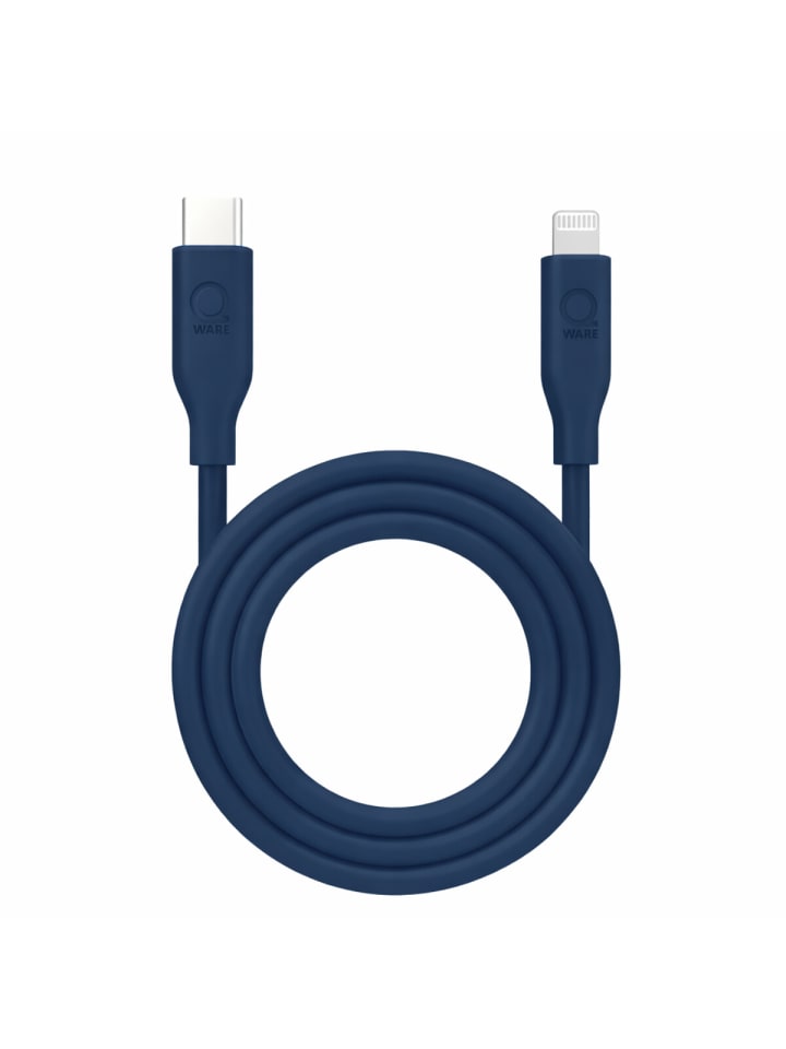 USB-C kompatibel mit iPhone Kabel – 18W 1 Meter Lade- und Datenkabel in Blau