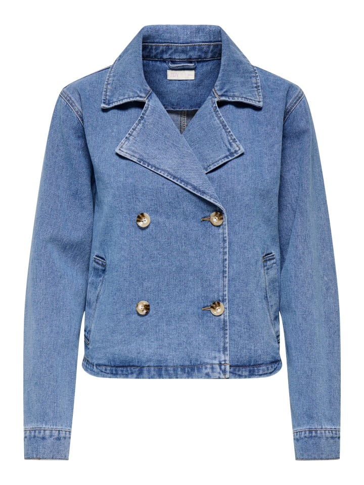Jeansjacke in Medium Blue Denim