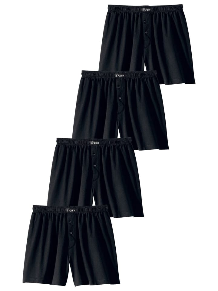 Weiter Boxer in schwarz