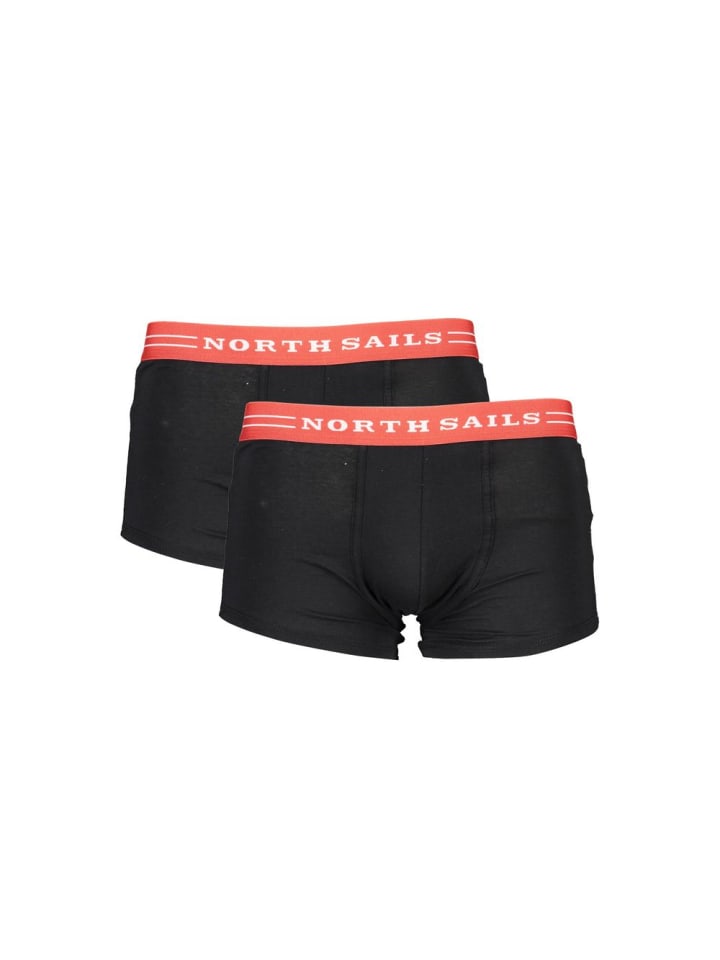 Schwarz Baumwolle Herren Boxershorts Shorts
