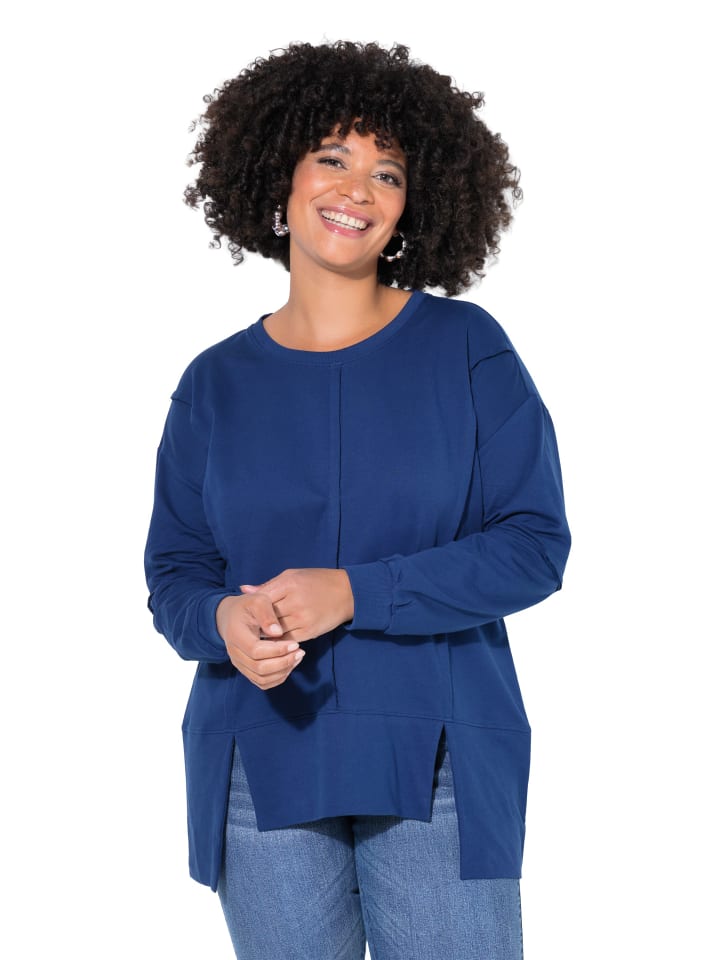 Sweatshirt in dunkelblau