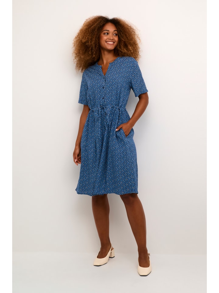 Kleid CRTiah Feminine in Animal skin blue