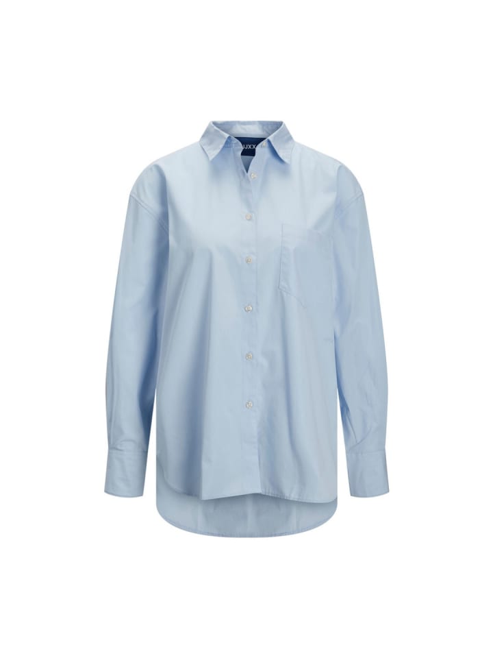 Langarmbluse in Cashmere Blue