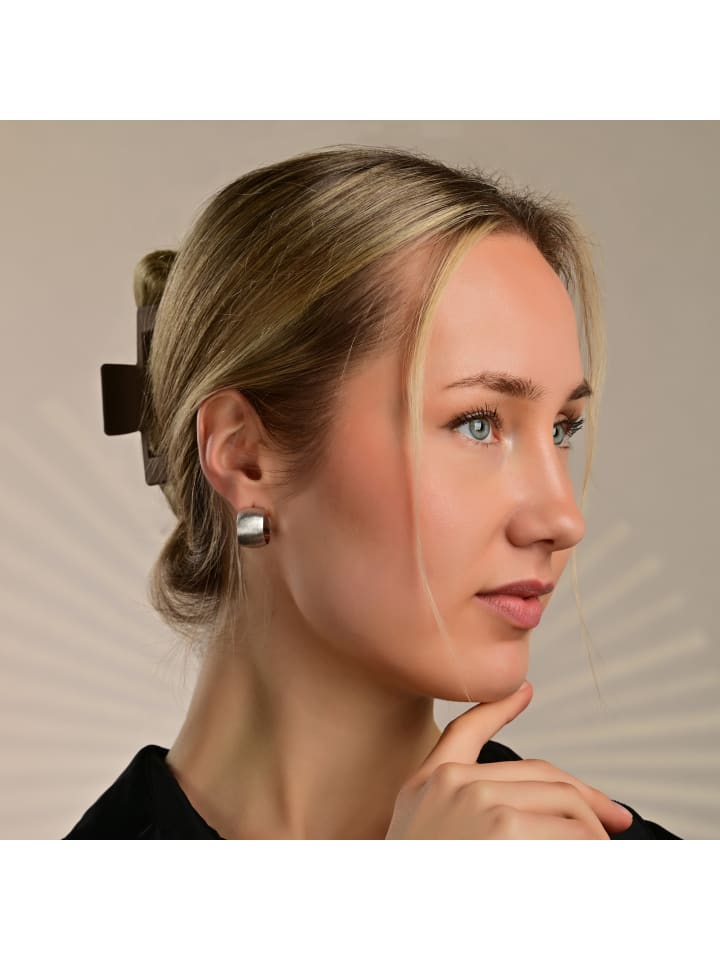 Damen Ohrringe – Ohrstecker aus 925 Silber in silber