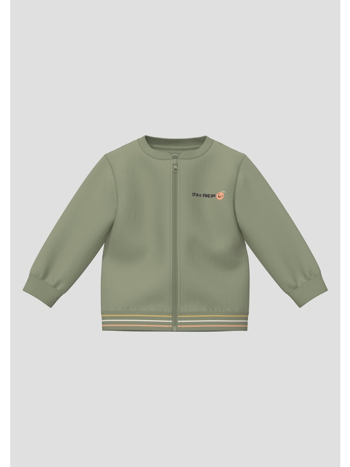 Sweatshirt Jacke in 7900_olivgrün