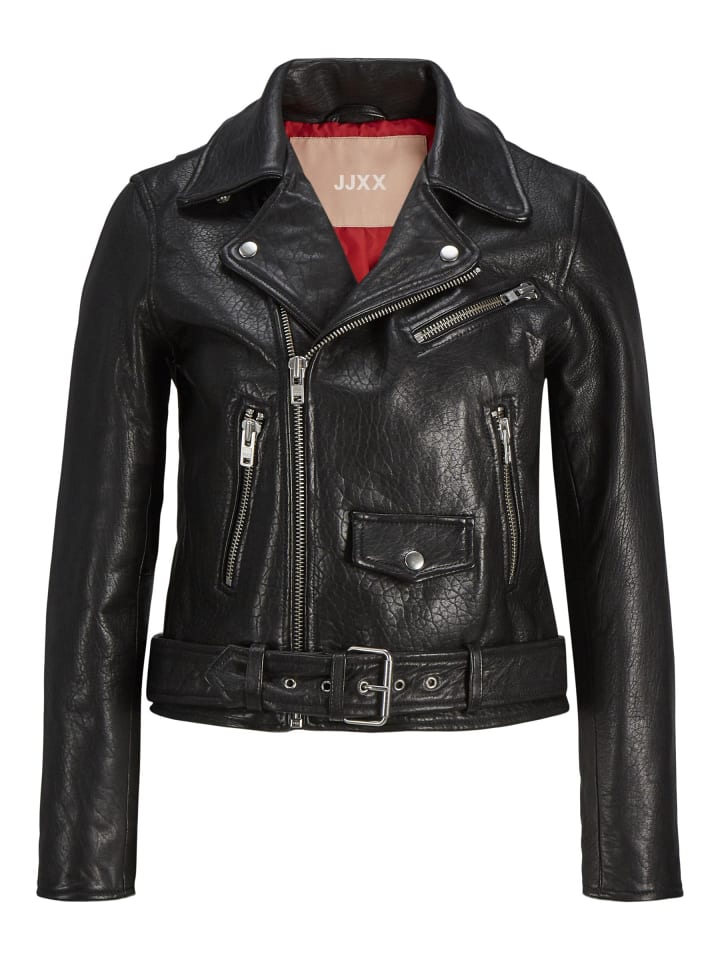 Lederjacke in Black