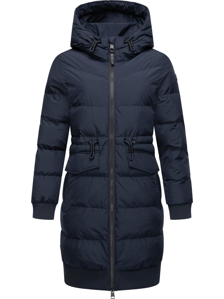 Steppmantel Briosh in Navy