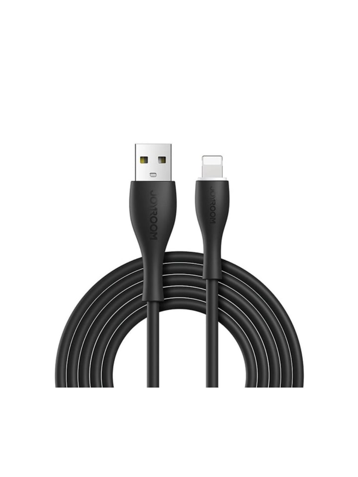 3 A 2 m Ladekabel Joyroom mit USB-A Anschluss kompatiblen mit iPhone in Schwarz