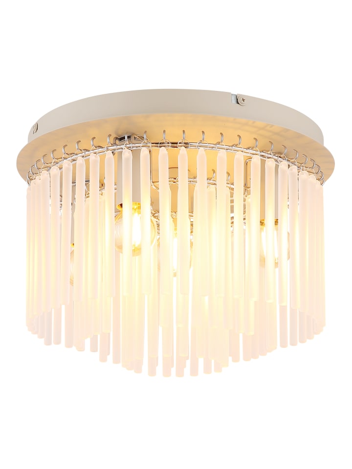 Deckenleuchte "GORLEY" in beige