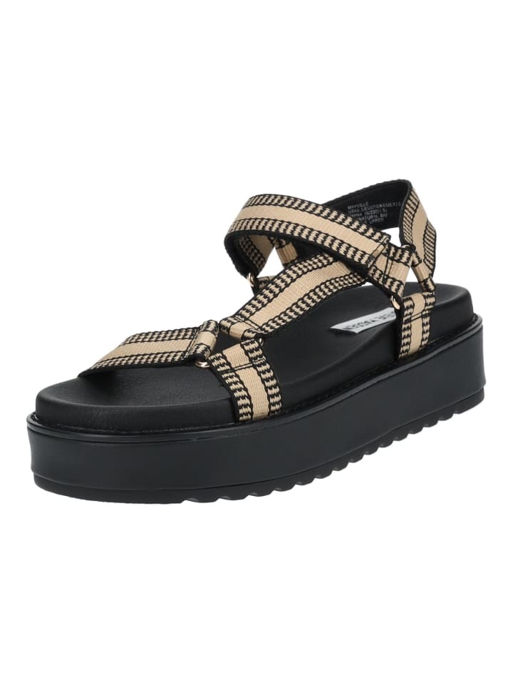Sandalen Schwarz/Beige
